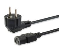 Equip High Quality Power Cord. C13 to Schuko. 1.8m