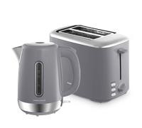 Equip Kettle and Toaster Set - Grey