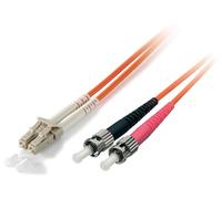 Equip LWL-Patchkabel-Glasfaserkabel (LC->ST 3.00m Singlemode Duplex OS2 gelb Pol