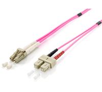 Equip Om4 Sc 3 M Fiber Optic Cable Pink