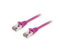 Equip Patch Cable Cat6A S/FTP 2x RJ45 1.00 m Purple