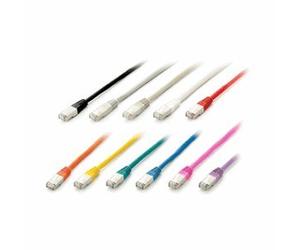 Equip patch cord S/FTP Cat.6a/10G (PIMF) orange 1,0m