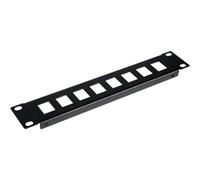Equip Patch Panel 10 Inch with Keystone Mounting 1U Black