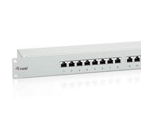 Equip Patch Panel 16 Ports 1HE Cat 6 Grey
