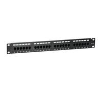 Equip Patch Panel 24x RJ45 Cat5e 19 Inch 1U Black