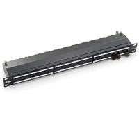 Equip Patch Panel 24x RJ45 Cat6A 19 Inch 1HE Black