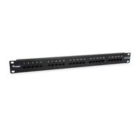 Equip 25-Port Cat.3 RJ45 ISDN Patch Panel, Black