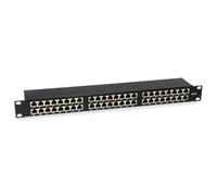 Equip Patch Panel 48x RJ45 Cat6 19 Inch 1HE Black