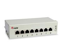 Equip Patch Panel 8x RJ45 Cat6 10 Inch Table Housing
