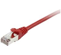 Equip Patchkabel RJ45 S/FTP Cat6 (SSTP) PIMF HF Polybag 7.50 m Red 7,50 Meter