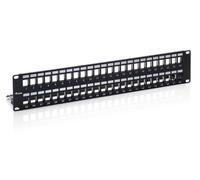 Equip Patchpanel 48x Cat6A 19 FTP 1HE Keystone Mo NEW