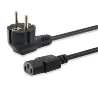 Equip Power Cable IEC C13 to Schucko 3m Male/Female Black