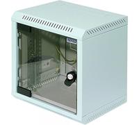 Equip RAL 7035 4HE Patch Panel with Glass Door 25.4 cm (10 Inch)