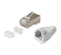 Equip RJ45 Cat6 Connector Pack of 100 with Kink Protection U. Single