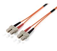 Equip LWL-Patchkabel-Glasfaserkabel (SC->SC 3.00m Singlemode Duplex OS2 gelb Pol