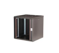 Equip Server Cabinet 19 Inch 12U 600 x 600 mm Glass Door Black
