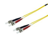 Equip ST/ST Fiber Optic Patch Cable, OS2, 2m