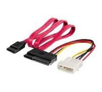 Equip Stromkabel SATA 15+7pol Bu > 4pin+SATA 7pin NEW