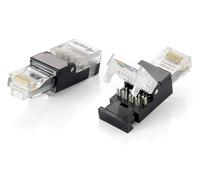 Equip 121165 - Stecker (RJ-45, Schwarz, Transparent, Polycarbonat, Cat6, 12 g, 1