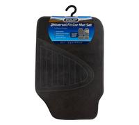 Equip Universal Fit Carpet Car Mats - Grey (4 Piece Set) Grey