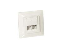 Equip Unterputzdose +Frontplatte 2xRJ45 Cat5e 45? ACC NEW