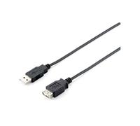 Equip USB 2.0 cable A-plug/A-female black 1,8m