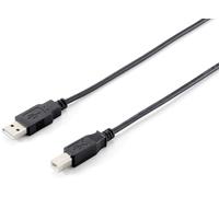 Equip USB 2.0 Cable/USB A Male to USB B Male / 3 m Black