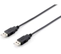 Equip USB 2.0 cable A-plug/A-plug black 1,8m