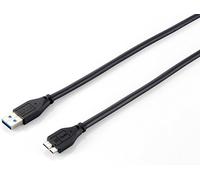 Equip USB 3.0 Anschlußkabel A-St./ micro B-St.2,0m schwarz