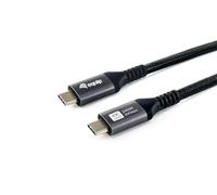 Equip USB-C 4.0 Cable, Gen2x2, PD 100W, 3.00 m, Black, Male/Male, Fast Charging Cable