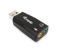 Equip USB Sound Adapter Sound Card USB 2 x 3.5 mm Stereo Mic-In Line-Out External