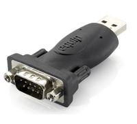 Equip 133382 Adaptor for Cable (USB A, RS-232, masculino, 92 g, 36 mm, 16 mm) Bl