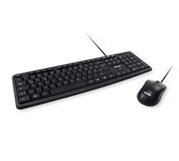 Equip Wired combination keyboard and mouse, black, DE
