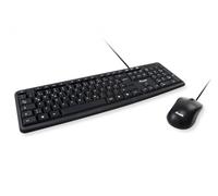 Equip Wired Combo Keyboard + Mouse, Black, IT