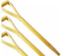 EQUIP247UK 28" Split YD Toon Wood Tapered D Handle | 71cm Hardwood Handle Grip for Garden Fork Spade Shovel (3)