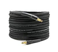 Equip2clean 10m Heavy Duty Click Type Pressure Washer Hose | Wire Braided High Pressure Hose 220 Bar | Compatible for Karcher K Series Pressure Washers | Quick Connect Bayonet Fittings
