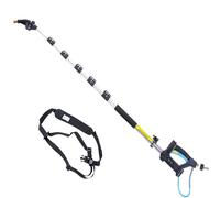 Equip2clean AquaReach Pro 5.4m Telescopic Pressure Washer Lance with Harness | Lightweight Pressure Washer Extension Wand | Adjustable Spray Angle for High Reach Cleaning Gutters, Walls, & Siding