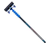 Equip2clean Aquaspray Venom Hybrid Waterfed Window Cleaning Pole | 70% Carbon / 30% Fiberglass | 25ft | Anti-Spin Clamp Technology | 5-Section Telescopic | Professional Window Cleaning Equipment