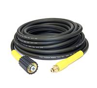 Equip2clean C-Clip Bayonet - M22 Female Screw Thread Domestic Hose | 20 Metres | Compatible for Karcher K Series Pressure Washers | 180 Bar/2610 PSI Max Pressure | 60°C Max Temperature
