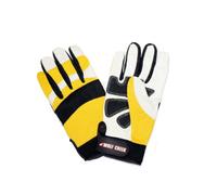Equip2clean Chainsaw Gloves with Left Hand Protection | Cut Resistant Safety Gloves with Goats Leather & Stretch Fabric | Forestry, Arborist & Garden Work, Landscaping, Outdoor Use | Large - Size 10