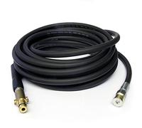 Equip2clean Flexible Drain Unblocker Hose with Rotary Nozzle | 15 Metres | Compatible for Nilfisk Gerni Pressure Washers | 2610 PSI / 180 BAR Max Working Pressure | Ideal for Blocked Drains & Pipes