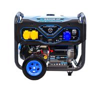 Equip2clean Gorilla Power 6500W Dual-Fuel Generator with Electric Start | Petrol/Propane, Recoil & Remote Start, 6000W Running Power | Portable Generator for Home, Commercial & Emergency Use