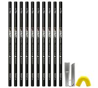 Equip2clean Gutter Cleaner Carbon Fibre Push-Fit Cleaning Pole Kit | 40ft | Lightweight Modular System | Designed Use with Gutter Vacuum | Equipment for Wet and Dry Elevated Exterior Cleaning Tasks