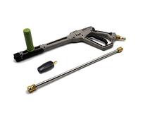 Equip2clean Heavy Duty Commercial Pressure Washer Trigger Gun with Power Washer Lance and Turbo Nozzle | 275 Bars Maximum Pressure | Quick Release Adapter | Nozzle Size (040)