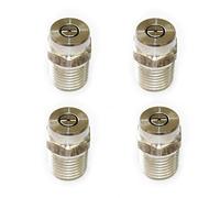 Equip2clean High Pressure Washer Spray Nozzles | Set of 4 | 0° /15° /25° /40° Fan Angles Spray Tips | 1/4" BSP Male | Compatible for Pressure Washers with 1/4" BSP Female Lances | Size 090