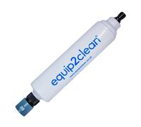 Equip2clean Inline Water Filter for Valeting & Window Cleaning | Mixed-Bed Resin Water Purifier Canister | Compatible with Water Filter Cartridges | Spot-Free Rinse for Cars and Glass | 30 cm