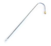 Equip2clean U Bend Pressure Washer Lance | 740mm Stainless Steel Pressure Washer Extension Wand for Gutter Drain Cleaning | Fitted to 1/4" Male Inlet & Female Oulet Quick Release Connector