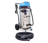 Equip2clean Vacuum Cleaner KV100 Gutter Cleaning System 3600W Triple Motor, Side Entry Cyclonic Inlet, 100L Capacity, Corded Electric Industrial Unit for High-Level Debris Removal (Machine Only)