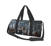 Equipment for Scientific Experiments Round Sport Duffle Bag â€“ A Stylish, Foldable Duffel Bag with Ample Capacity, Lightweight and Durable, Perfect for The Gym, Beach, Weekend Trips, and Travel.