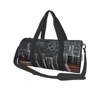 Equipment for Scientific Experiments Round Sport Duffle Bag â€“ A Stylish, Foldable Duffel Bag with Ample Capacity, Lightweight and Durable, Perfect for The Gym, Beach, Weekend Trips, and Travel.